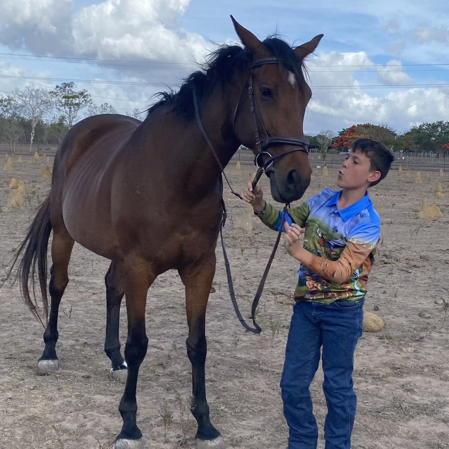 Kids 'Break the Drought' Fishing Shirt with SPF Pure Dust