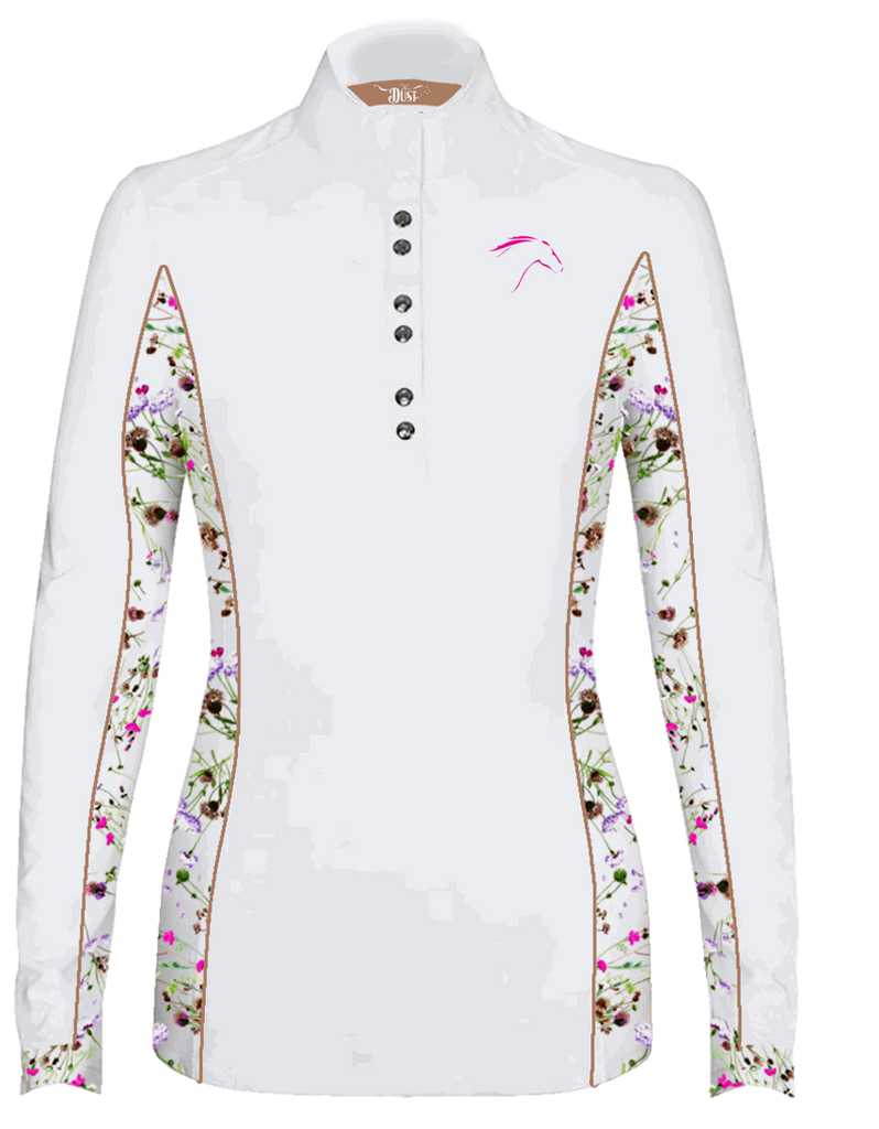 Equestrian Ladies Long Sleeve Shirt 'Wildflower'