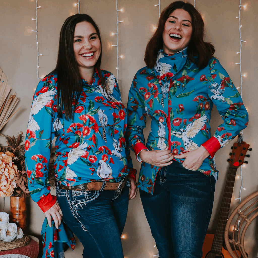 Ladies Fishing Shirts 'Native Blooms'