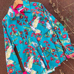 Ladies Country Cotton 'Native Blooms' Long Sleeved shirts Pure Dust