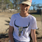 Ladies Tee Cactus Skull