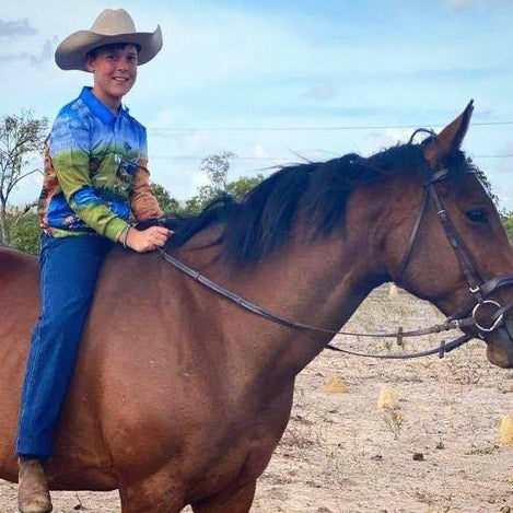 Fishing Shirts for Kids 'Break The Drought' design - Pure Dust