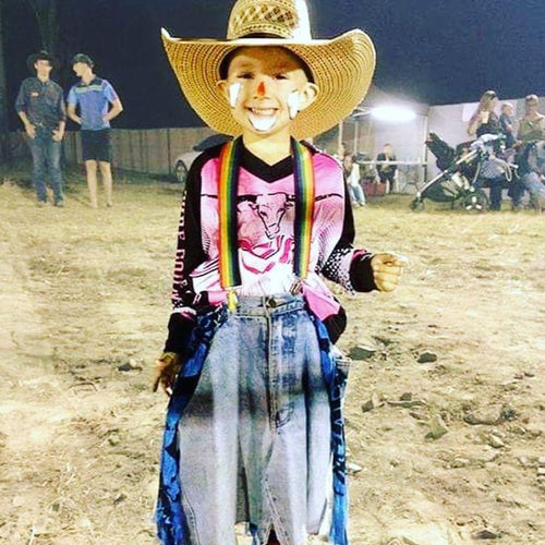 Kids Long Sleeved Pink Original Bullfighter Jersey Pure Dust